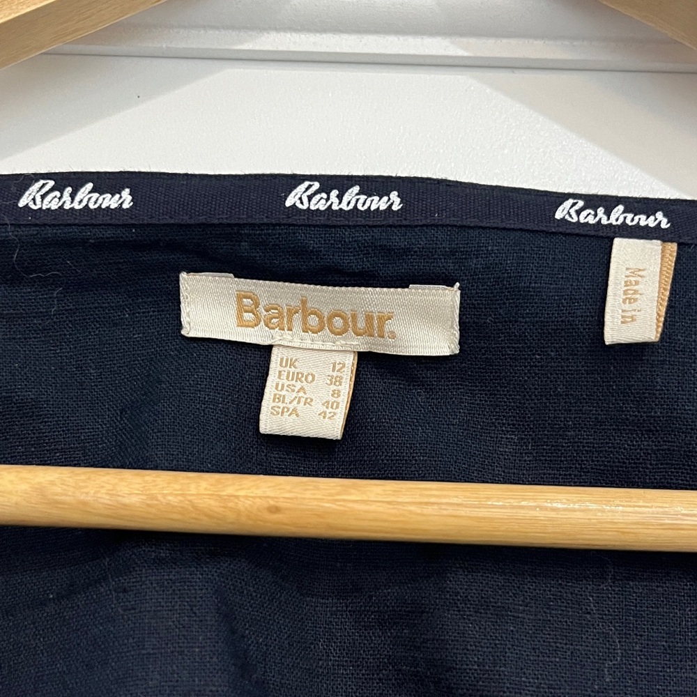 Barbour Navy Long Sleeve Jumpsuit - Picture 2 of 8